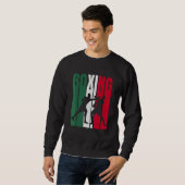 Sweatshirt Boxer mexicaine Drapeau Boxe 5 (Devant entier)