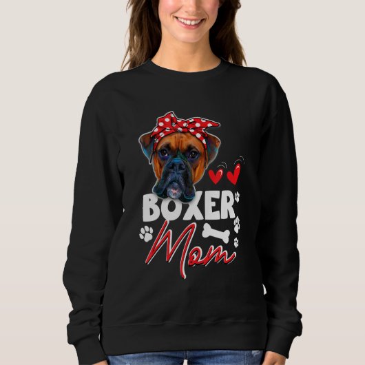 Sweatshirt Boxer Mom as Dog (Devant)