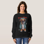 Sweatshirt Boxer Mom Boxer Loyal Dogs (Devant entier)