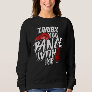 Sweatshirt Boxer T Gants Champion de chasse Punching Bag