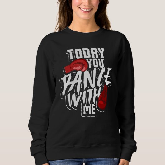 Sweatshirt Boxer T Gants Champion de chasse Punching Bag (Devant)