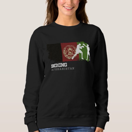 Sweatshirt Boxing Afghanistan Combat Sports Fighter Boxing (Devant)