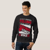 Sweatshirt Boxing Gloves Coach Kickboxing MMA Workout Boxing  (Devant entier)