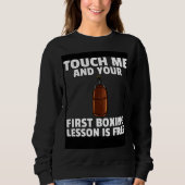 Sweatshirt Boxing Kickboxing For Boxer Fighter (Devant)
