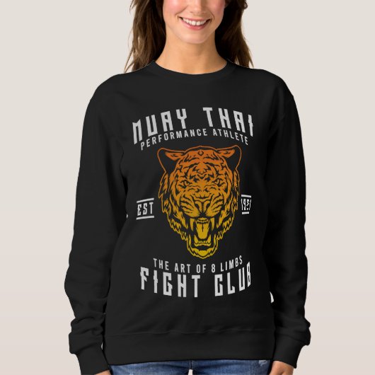 Sweatshirt Boxing Muay Thai Kickboxing Women Men (Devant)