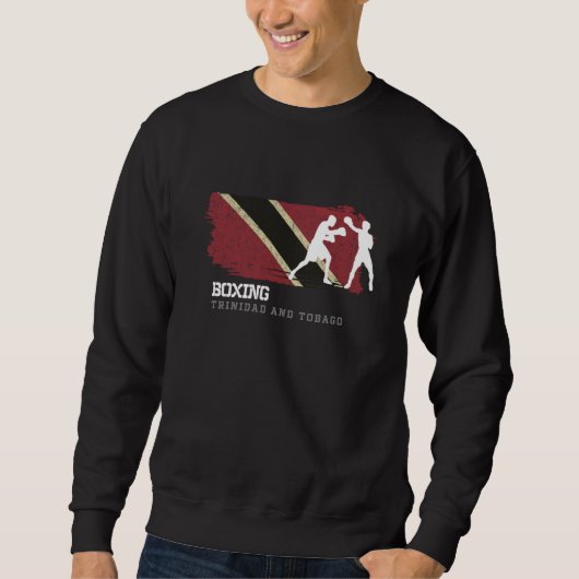 Sweatshirt Boxing Trinidad & Tobago Combat Sports Fighter Box (Devant)
