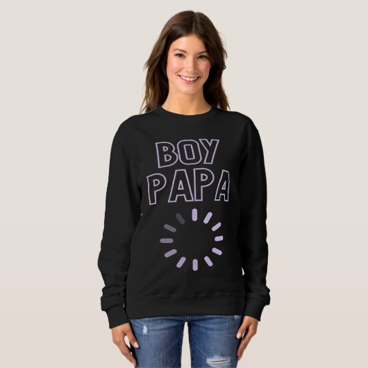 Sweatshirt Boy Papa Loading (Devant entier)