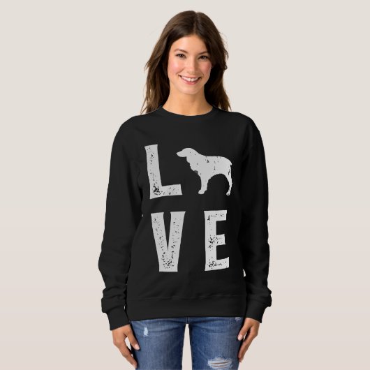Sweatshirt Boykin Spaniel Love  1 (Devant entier)
