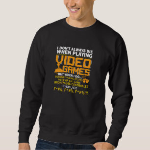 Sweatshirt Boys Teenager Video Games Console Jeu amusant Gam