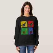 Sweatshirt Brachiosaurus Dino Pop (Devant entier)