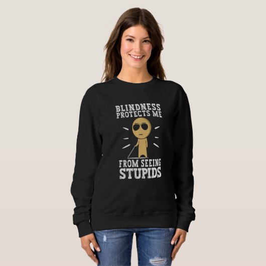 Sweatshirt Braille reader blindness awareness blind people Pr (Devant entier)