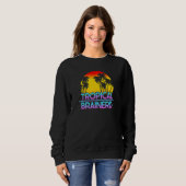 Sweatshirt Brainered Minnesota drôle Météo ironique (Devant entier)