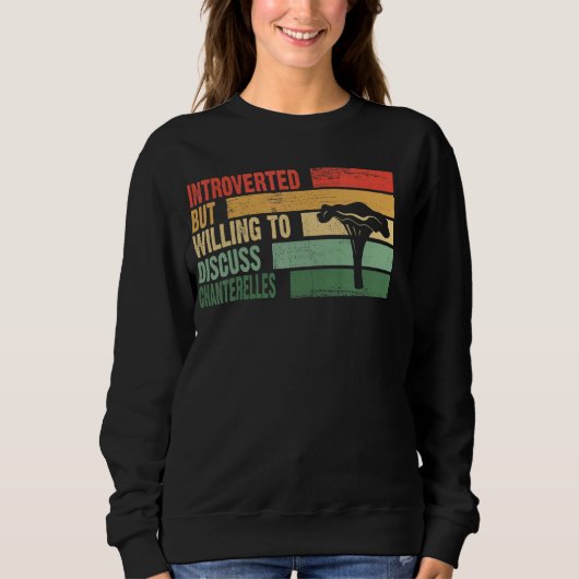 Sweatshirt Branché Présenté Mais Prêt À Discuter De CHANTERE (Devant)
