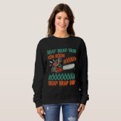 Sweatshirt Brap Rön Chainsaw Bruit drôle Lumberjack Chainsaw (Devant entier)