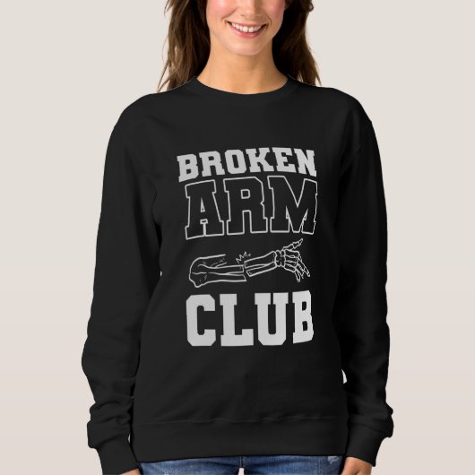 Sweatshirt Bras Broken Arm Club Bras Broché Pour Enfants (Devant)
