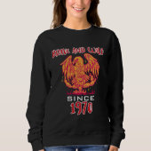 Sweatshirt Brave and wild since 1970 (Devant)