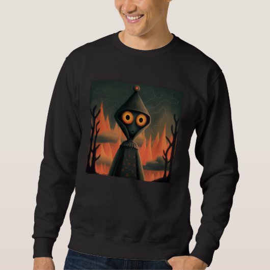 Sweatshirt Braxie 1952 Créature légendaire Alien Cryptide eff (Devant)
