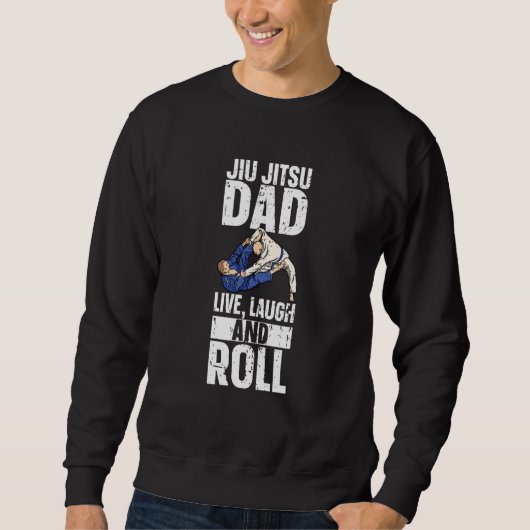 Sweatshirt Brazilian Jiu Jitsu Dad BJJ Mixed Martial Jiu Jits (Devant)