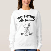 Sweatshirt Brde future mrs personalized name Future  (Devant)