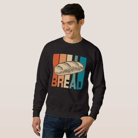 Sweatshirt Bread Retro Cake And Cookies Baking For A Baker (Devant entier)