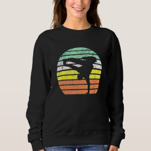 Sweatshirt Breakdance Silhouette Breakdance Vintage Retro S