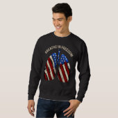 Sweatshirt Breathe In Freedom Liberty USA Patriotic American  (Devant entier)