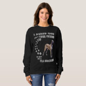 Sweatshirt Brésil Mastiff Chien Maman Papa Costume Fila Brasi (Devant entier)