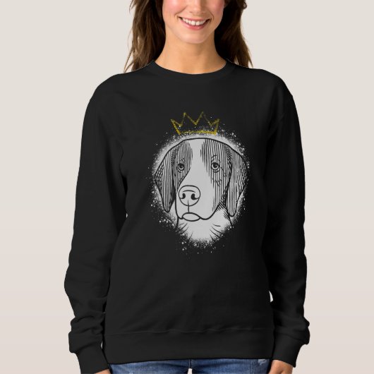 Sweatshirt Bretagne avec couronne (Devant)