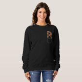 Sweatshirt Briard Chien Dans Chien De Poche (Devant entier)