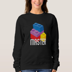 Sweatshirt Brick Master Bâtiment Blocs Briques Constructeur J