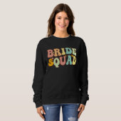 Sweatshirt Bride Squad Bridesmaid Proposal Bridal Shower Wedd (Devant entier)