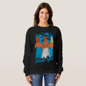 Sweatshirt Bride Squad Women Wedding Party (Devant entier)
