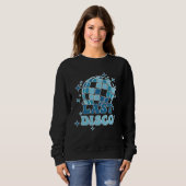 Sweatshirt Brides Last Disco Disco Bachelorette Party Disco (Devant entier)