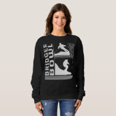 Sweatshirt Bridger Bowl Skiing Skier Winter Snowboard Snowboa (Devant entier)