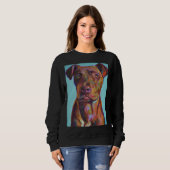 Sweatshirt Brindle Pitbull Pup (Devant entier)