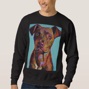 Sweatshirt Brindle Pitbull Pup