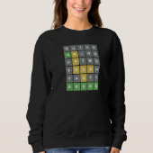 Sweatshirt Bring Us Two Beers Word Game (Devant)