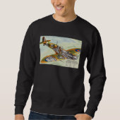Sweatshirt Britain s New Spitfire Mechanical Artwork (Devant)
