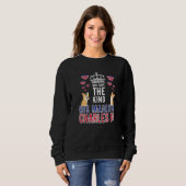 Sweatshirt British King Long Live The King God Save The King  (Devant entier)