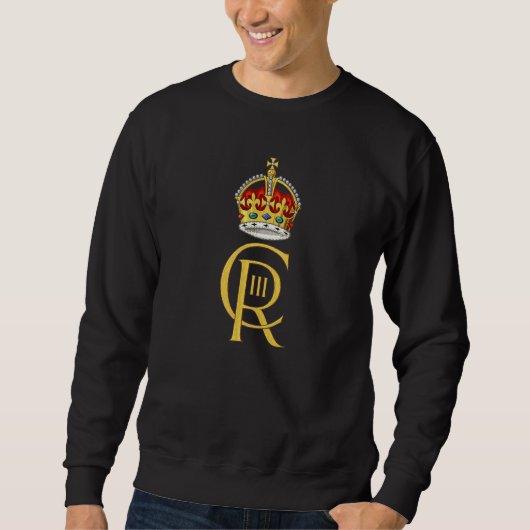 Sweatshirt British King Long Live The King God Save The King  (Devant)