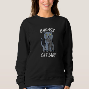 Sweatshirt British Shorthair Cat Lady Cat Maman