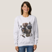Sweatshirt Brittany Spaniel  (Devant entier)