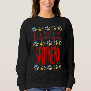 Sweatshirt Brittnepoo I Love My Brittnepoo Brittany Spaniel +
