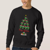 Sweatshirt Broccoli Christmas Tree Lights  Broccoli Xmas (Devant)