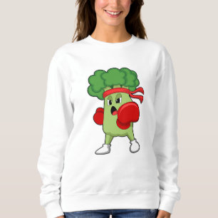 Sweatshirt Brocoli à la boîte avec gants de boxe
