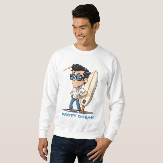 Sweatshirt Brody Ocean Wavecrest (Devant entier)