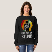 Sweatshirt Broken Arm Hand Wrist Elbow Injury Get Well Soon (Devant entier)