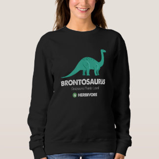 Sweatshirt Brontosaurus ApatosaurusThunder Lizard Dinosaur