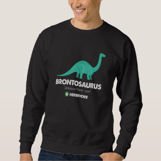 Sweatshirt Brontosaurus ApatosaurusThunder Lizard Dinosaur