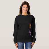 Sweatshirt Bronx en lettres d'aquarelle Bronx (Devant entier)